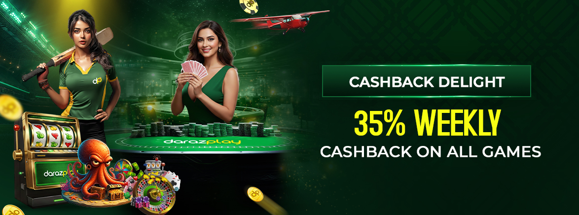 35% Cashback Across All Games